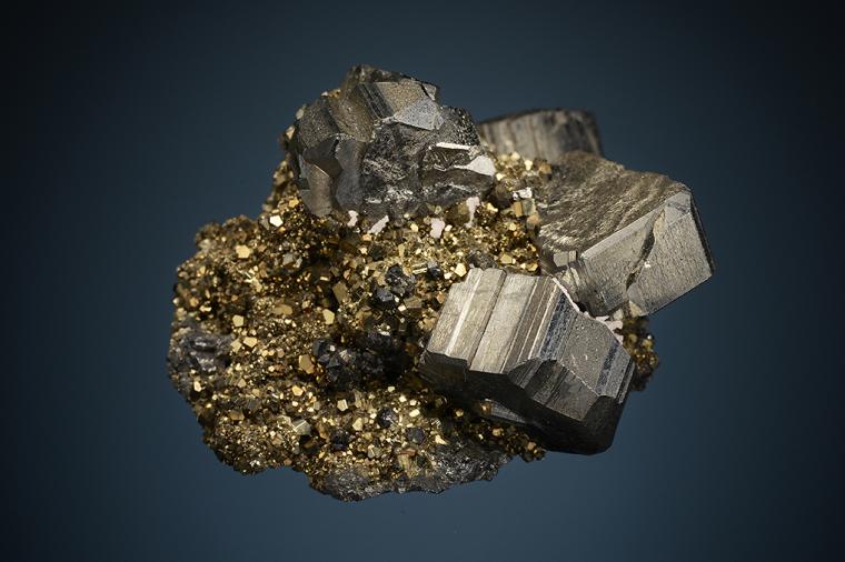 BOURNONITE on PYRITE